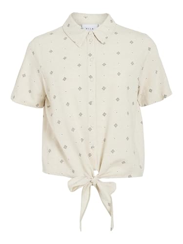 Viprisilla Print S/S Knot Shirt/1 von Vila