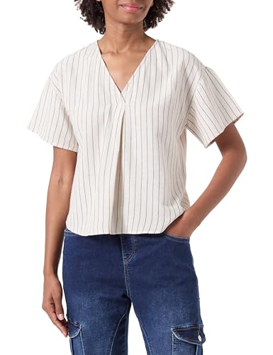 Viprisilla Striped V-Neck S/S Top Viprisilla Striped V-Neck S/S Top von Vila