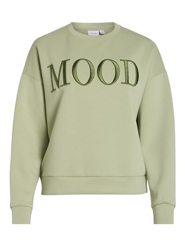 Vireflect Mood Emb L/S Sweat Top von Vila