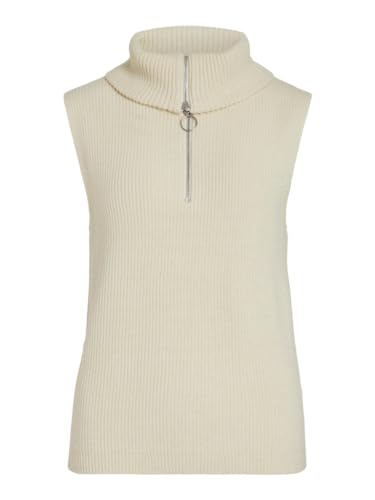 Viril Half Zipper Knit Vest - Noos von Vila