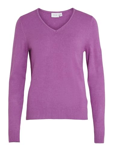 Viril V-Neck L/S Knit Top - Noos von Vila