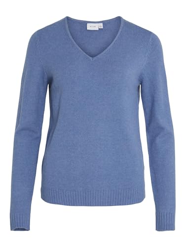 Viril V-Neck L/S Knit Top - Noos von Vila