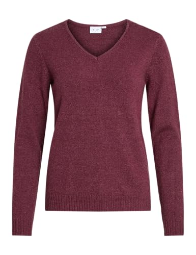 Viril V-Neck L/S Knit Top - Noos von Vila