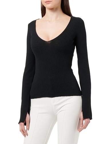 Visaya L/S V-Neck Top/B Visaya L/S V-Neck Top/B von Vila