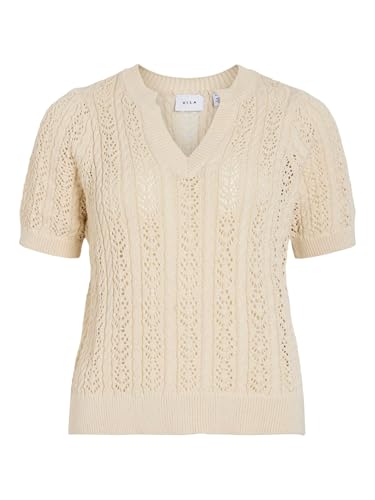 Vitoto New S/S Cable Knit Top von Vila
