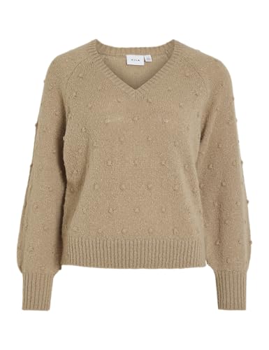 Vituli L/S V-Neck Gliter Knit Top/Pb von Vila