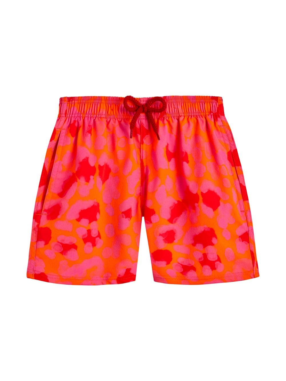 Vilebrequin Kids Badeshorts mit abstraktem Print - Orange von Vilebrequin Kids