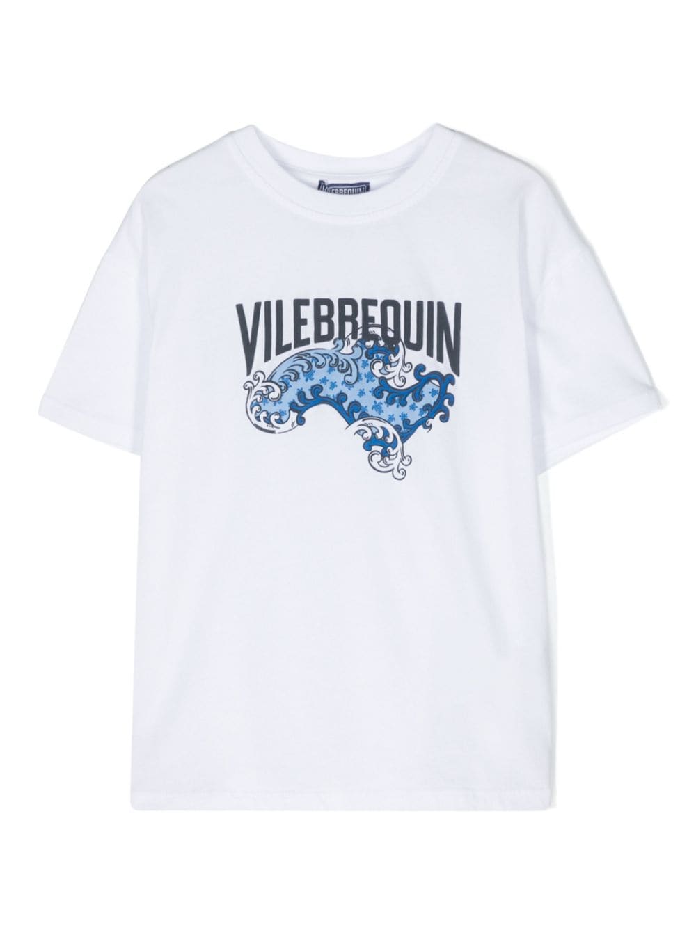 Vilebrequin Kids T-Shirt mit vorstehendem Logo - Weiß von Vilebrequin Kids