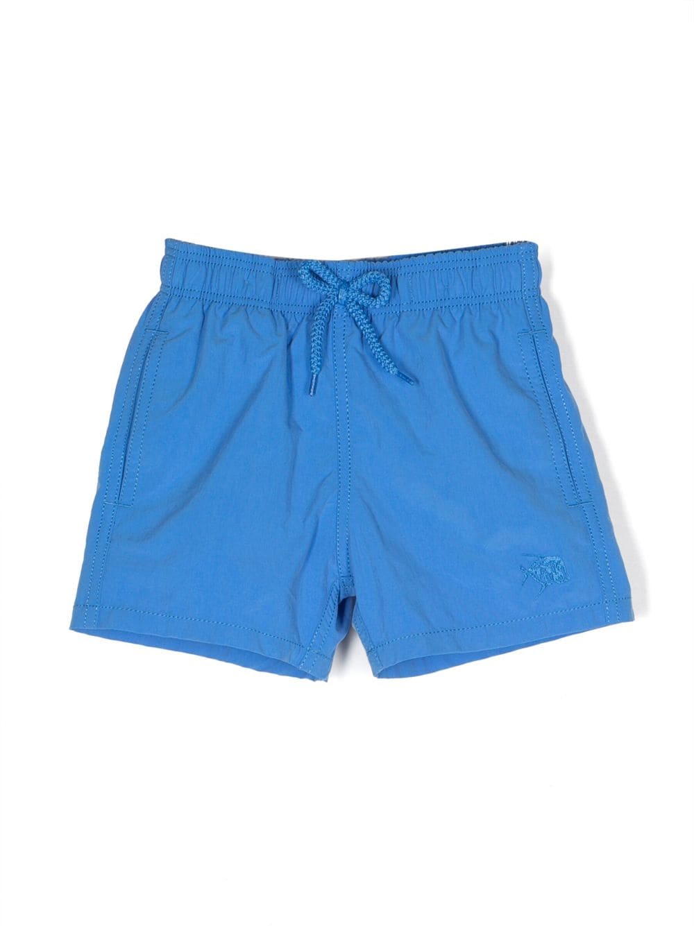 Vilebrequin Kids Badeshorts mit Kordelzug - Blau von Vilebrequin Kids