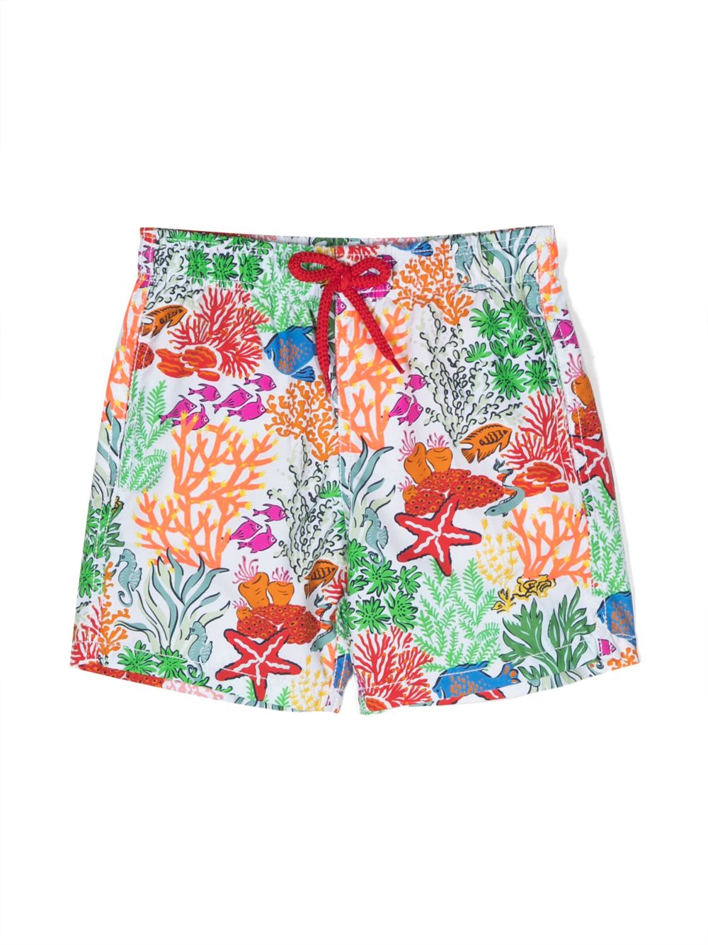 Vilebrequin Kids Badeshorts mit Meerestiere-Print - Weiß von Vilebrequin Kids