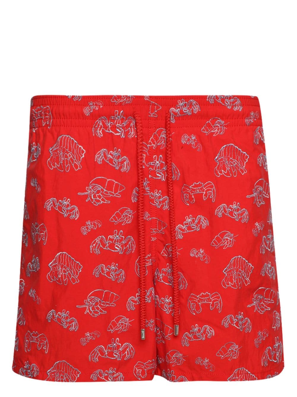 Vilebrequin Badeshorts mit Mistral Hermit Crabs - Rot von Vilebrequin