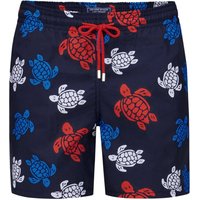 Vilebrequin Badeshorts mit Turtle-Print und rückseitigem Logo-Aufnäher von Vilebrequin