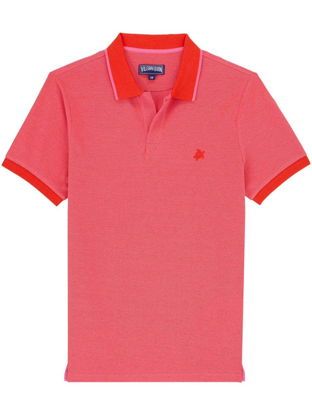 Vilebrequin Besticktes Poloshirt aus Bio-Baumwolle - Rot von Vilebrequin