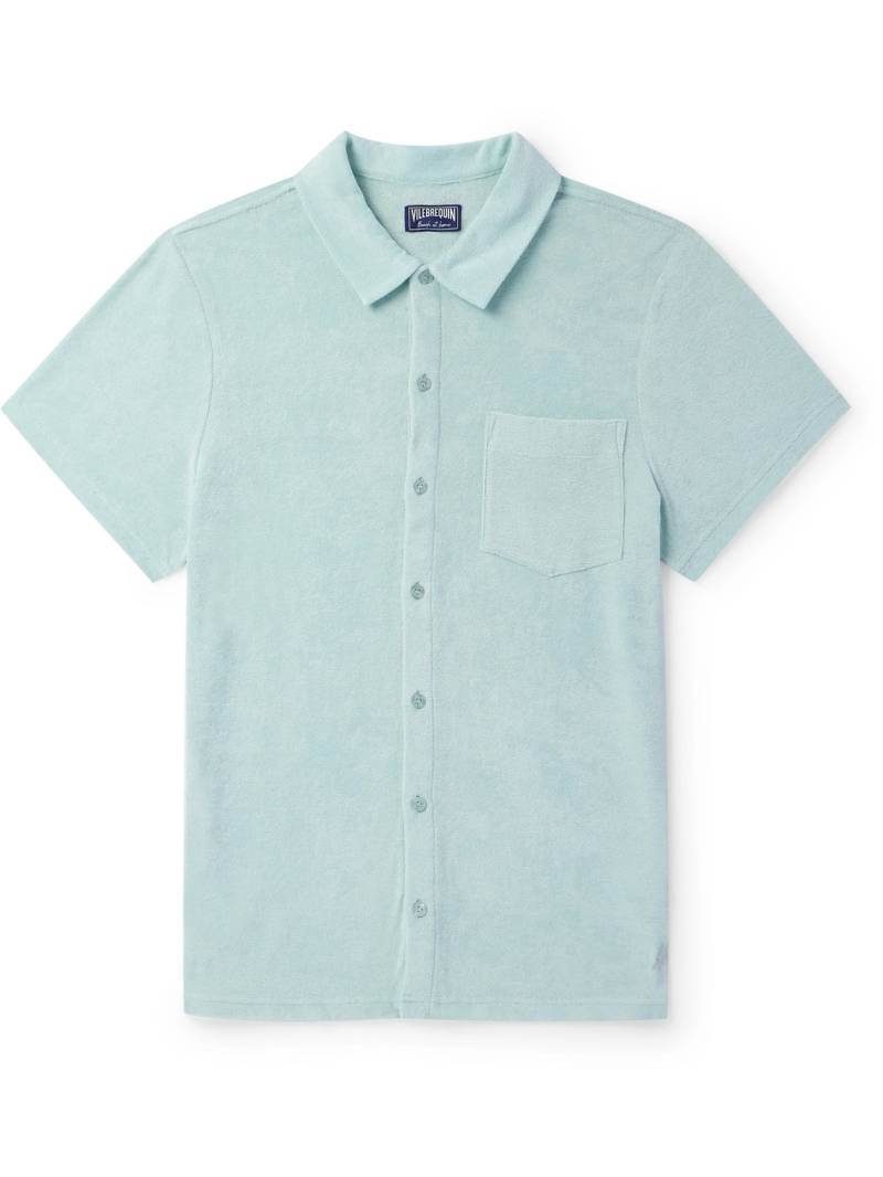 Vilebrequin - Charli Organic Cotton-Blend Terry Shirt - Men - Blue - XL von Vilebrequin