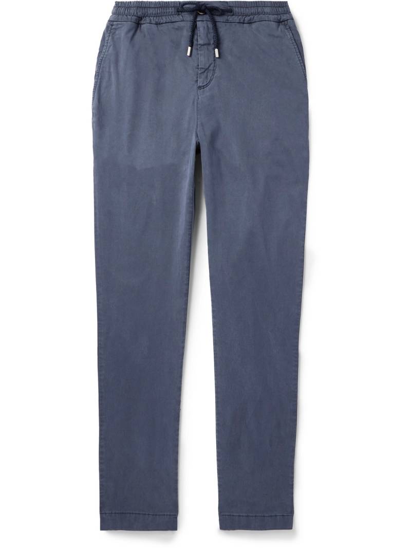 Vilebrequin - Clemence Slim-Fit Straight-Leg TENCEL™ Lyocell-Blend Drawstring Trousers - Men - Blue - UK/US 34 von Vilebrequin