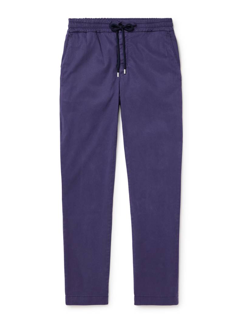 Vilebrequin - Clemence Slim-Fit Straight-Leg TENCEL™ Lyocell-Blend Drawstring Trousers - Men - Purple - UK/US 36 von Vilebrequin