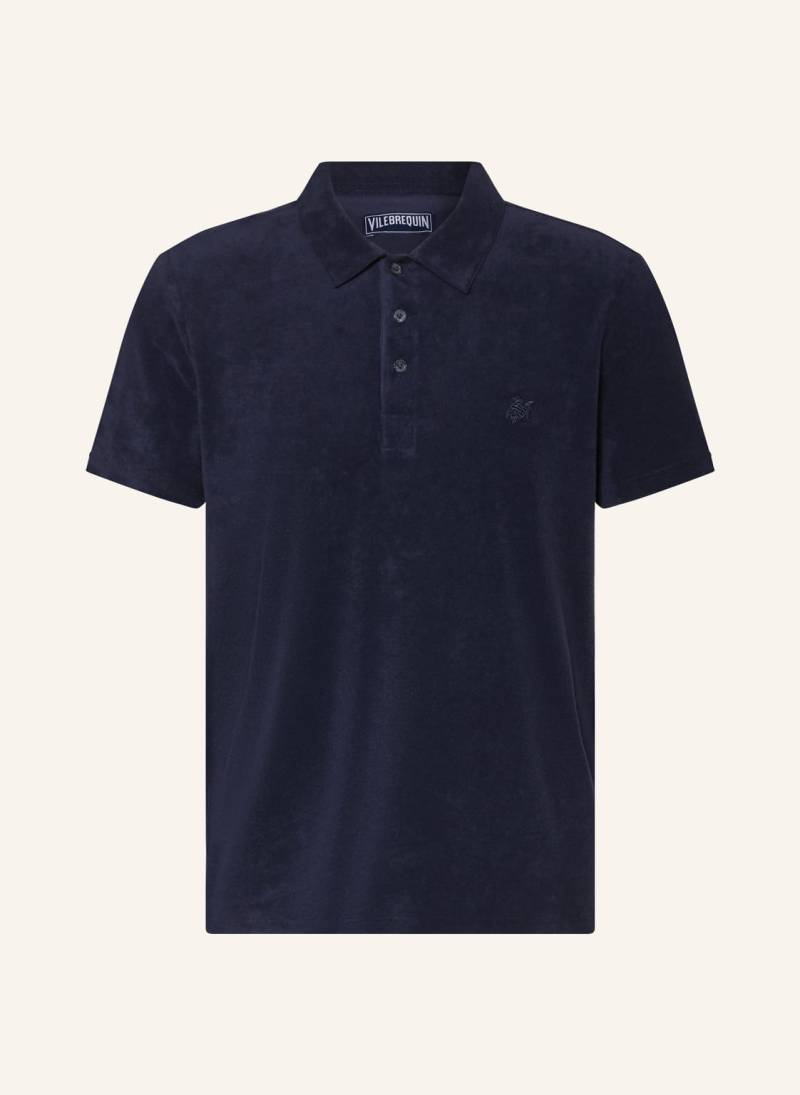 Vilebrequin Frottee-Poloshirt Phoenix aq100 blau von Vilebrequin