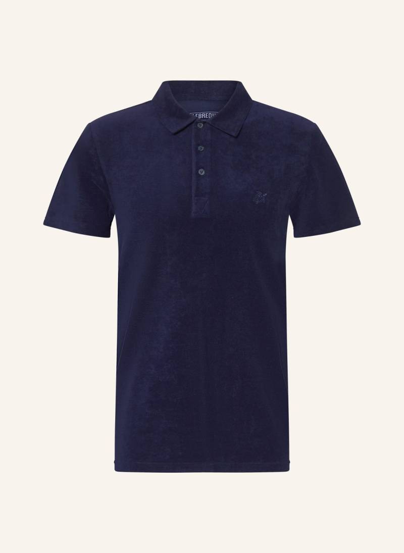 Vilebrequin Frottee-Poloshirt Phoenix blau von Vilebrequin