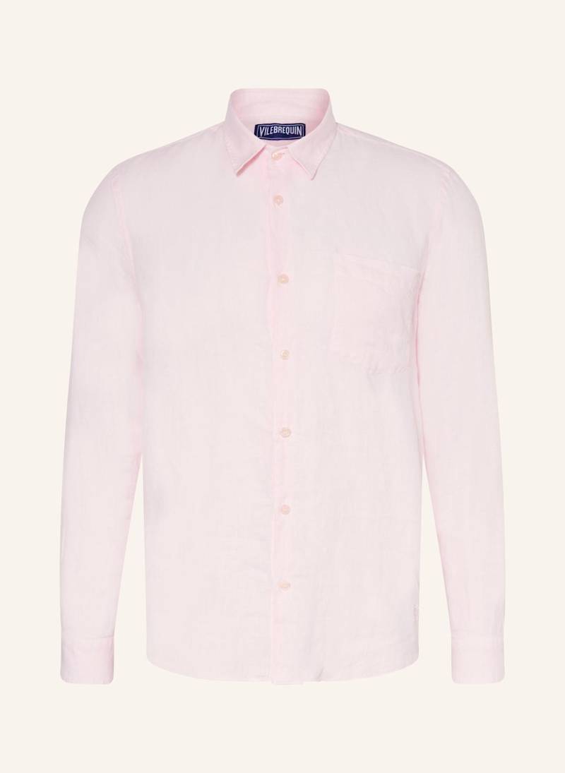 Vilebrequin Leinenhemd Regulrar Fit rosa von Vilebrequin
