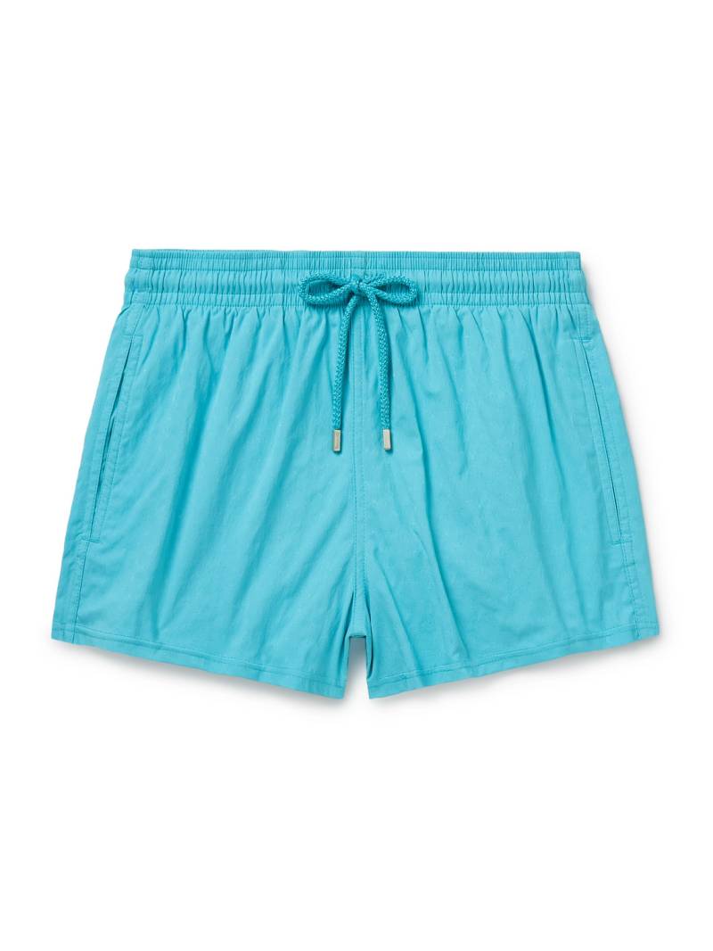 Vilebrequin - Manta Straight-Leg Short-Length Recycled Swim Shorts - Men - Blue - XXL von Vilebrequin