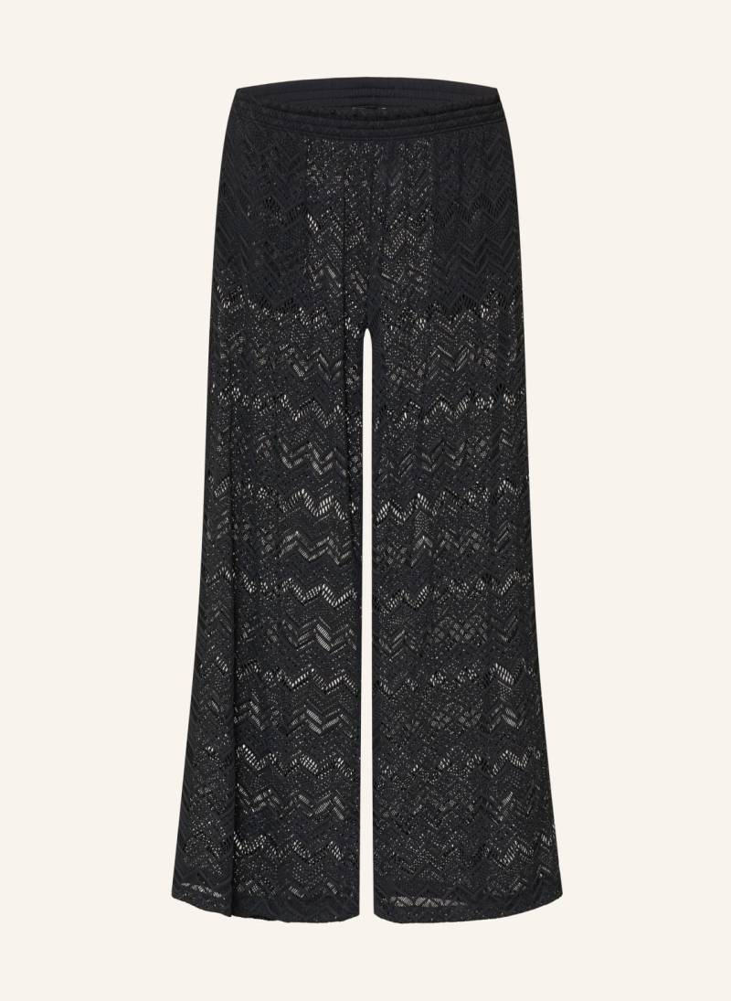 Vilebrequin Marlenehose Line Aus Spitze schwarz von Vilebrequin