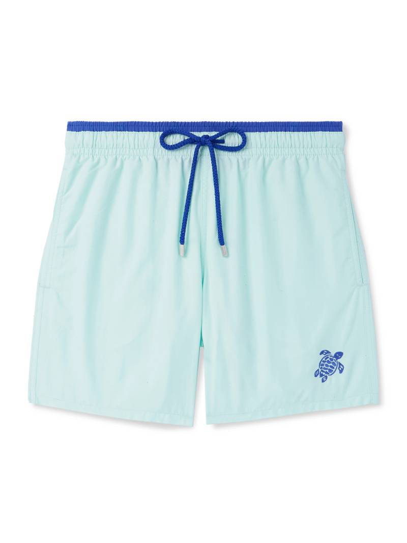 Vilebrequin - Moka Straight-Leg Mid-Length ECONYL® Swim Shorts - Men - Blue - L von Vilebrequin