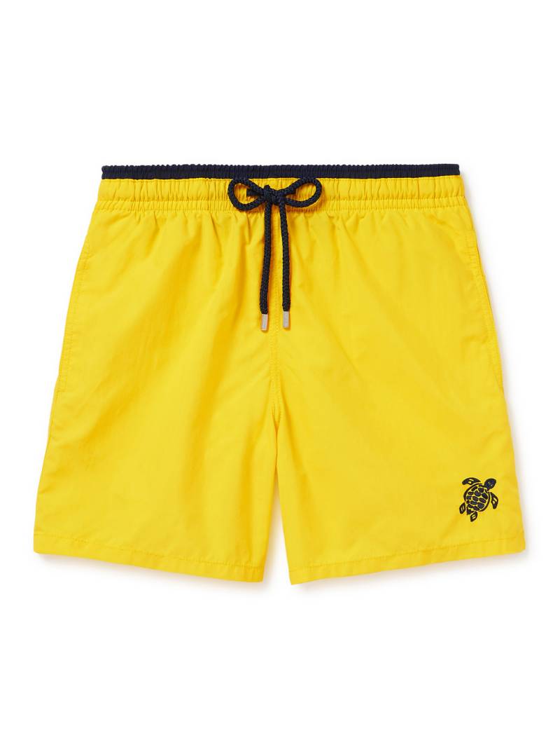 Vilebrequin - Moka Straight-Leg Mid-Length ECONYL® Swim Shorts - Men - Yellow - XXL von Vilebrequin