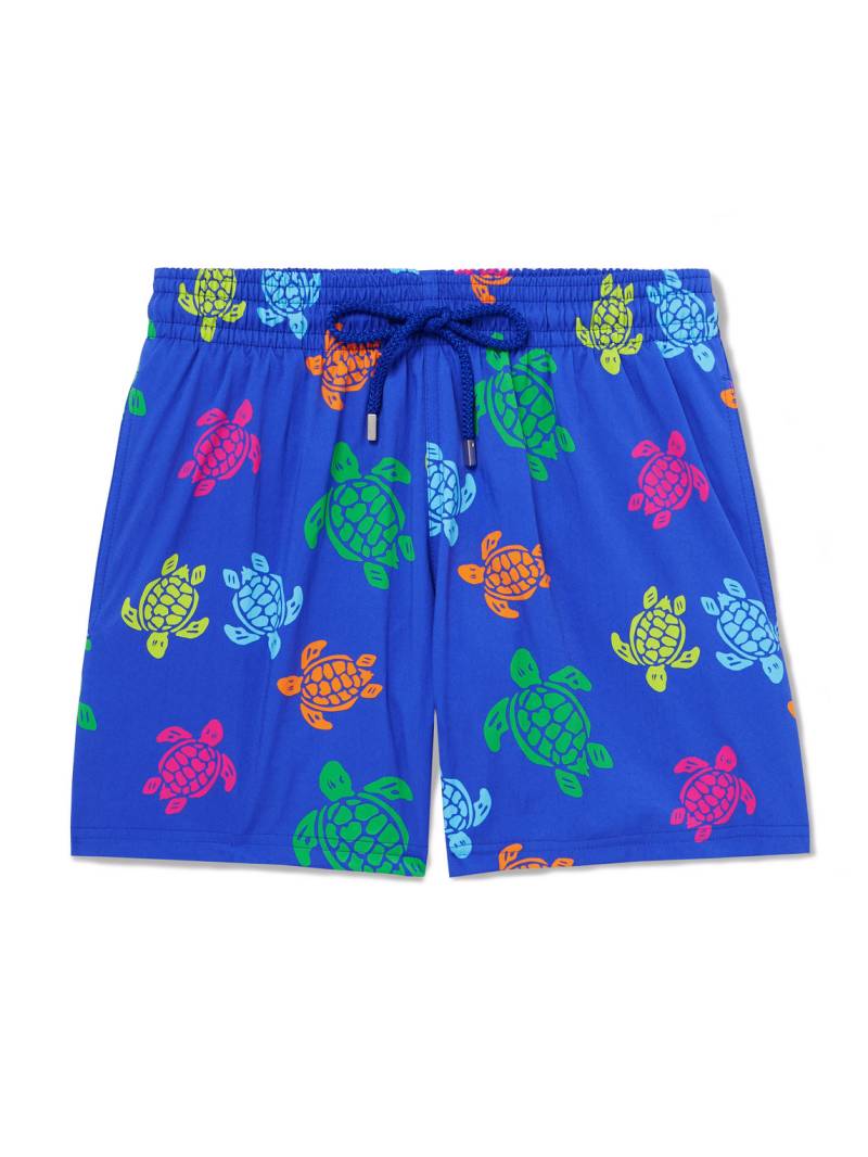 Vilebrequin - Moonrise Straight-Leg Mid-Length Printed Swim Shorts - Men - Blue - M von Vilebrequin