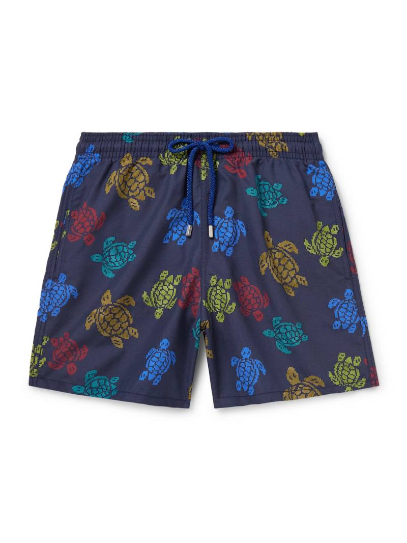 Vilebrequin - Moorea Straight-Leg Mid-Length ECONYL® Swim Shorts - Men - Blue - XXXL von Vilebrequin