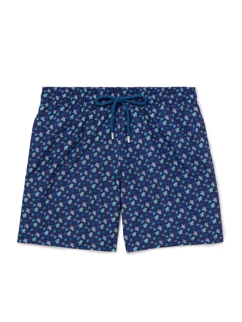 Vilebrequin - Moorea Straight-Leg Mid-Length Printed Swim Shorts - Men - Blue - XXXL von Vilebrequin