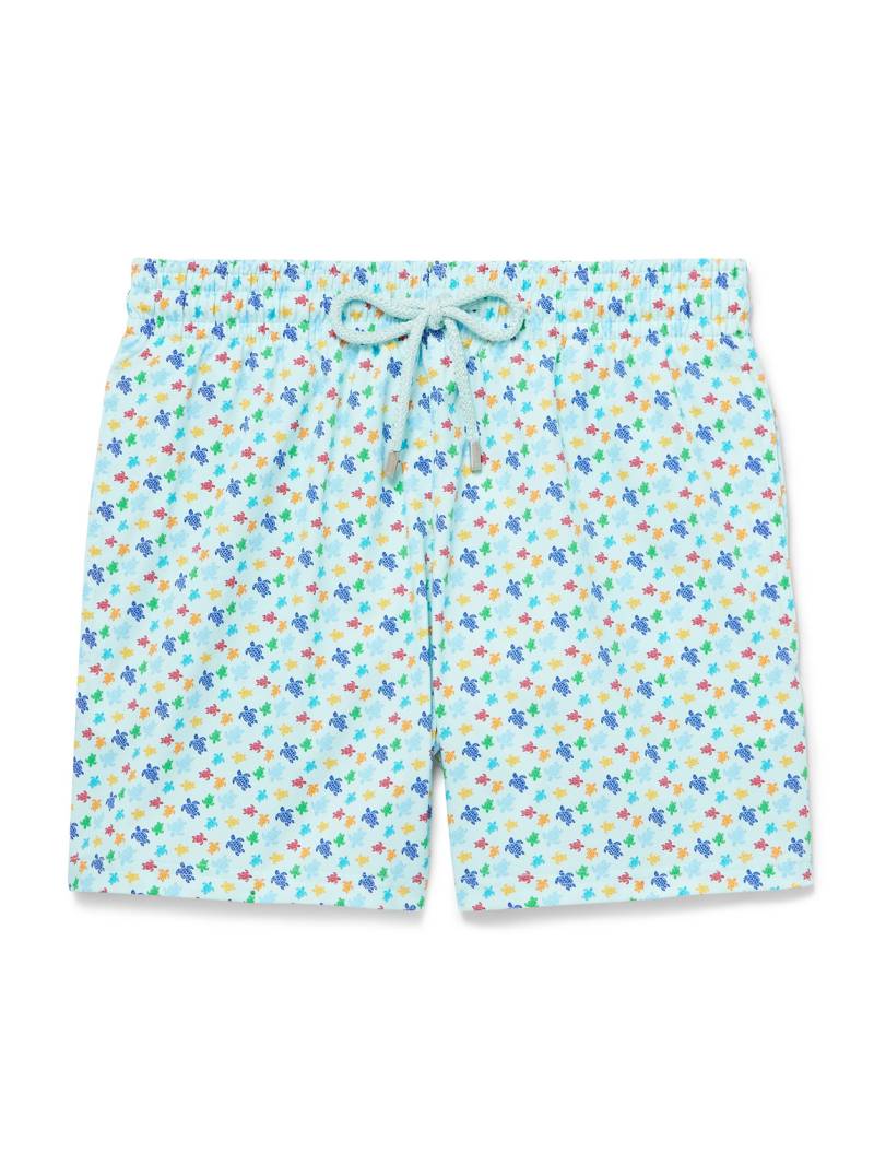 Vilebrequin - Moorise Straight-Leg Mid-Length Printed Recycled Swim Shorts - Men - Blue - XXXL von Vilebrequin