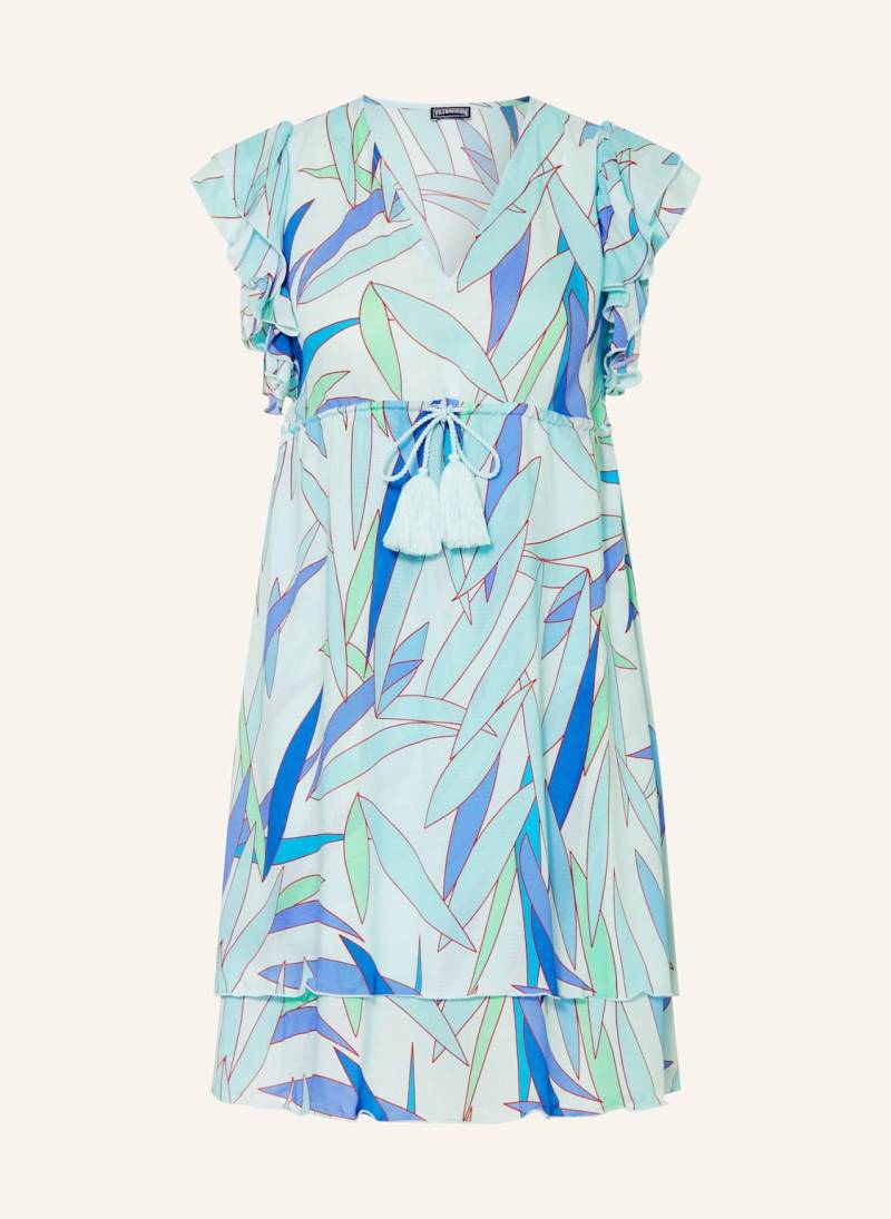 Vilebrequin Strandkleid Madrague Bilha Mit Rüschen blau von Vilebrequin