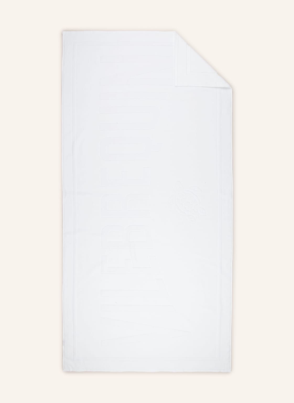 Vilebrequin Strandtuch Solid weiss von Vilebrequin