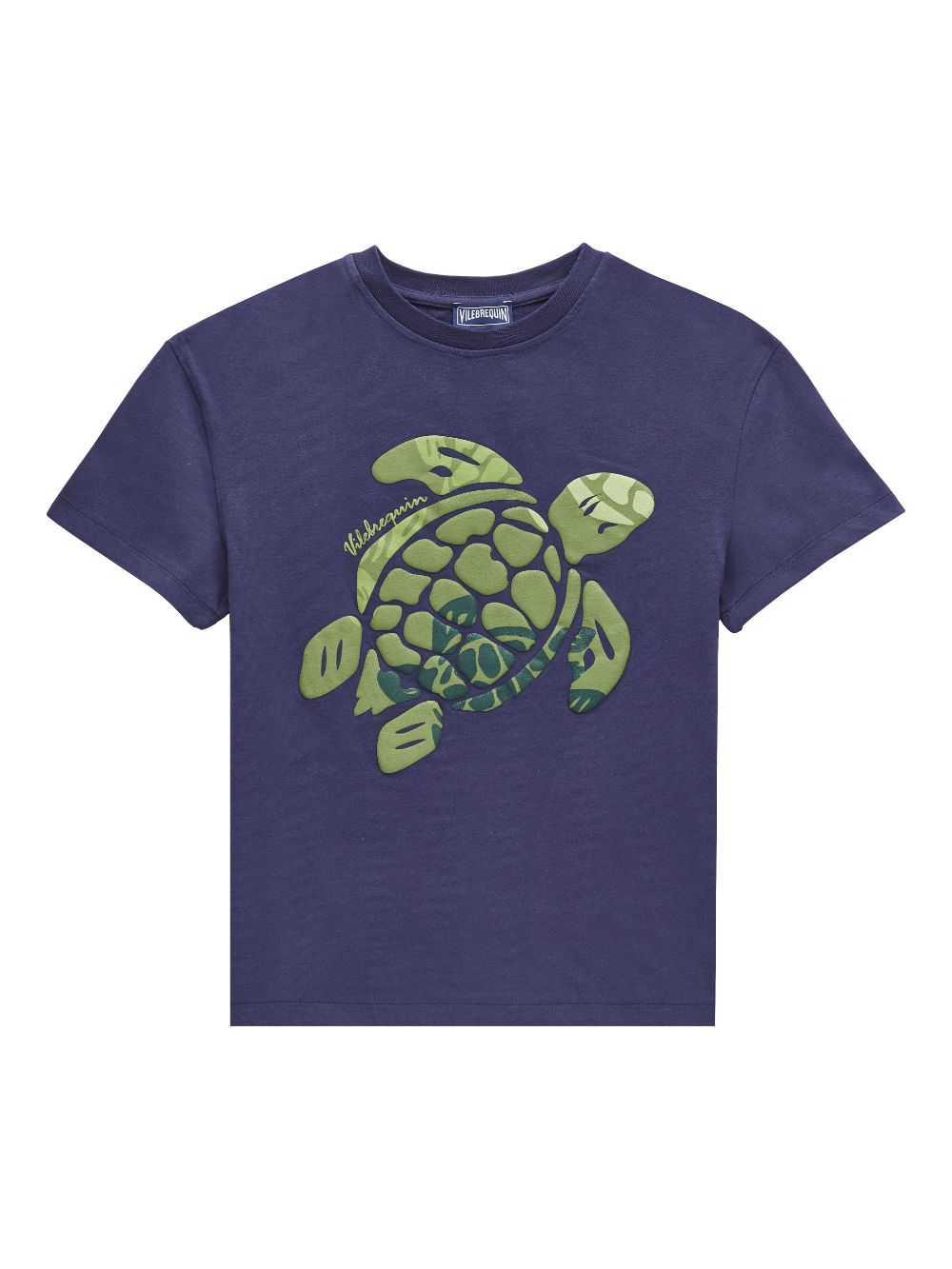 Vilebrequin T-Shirt mit Schildkröten-Prägung - Blau von Vilebrequin