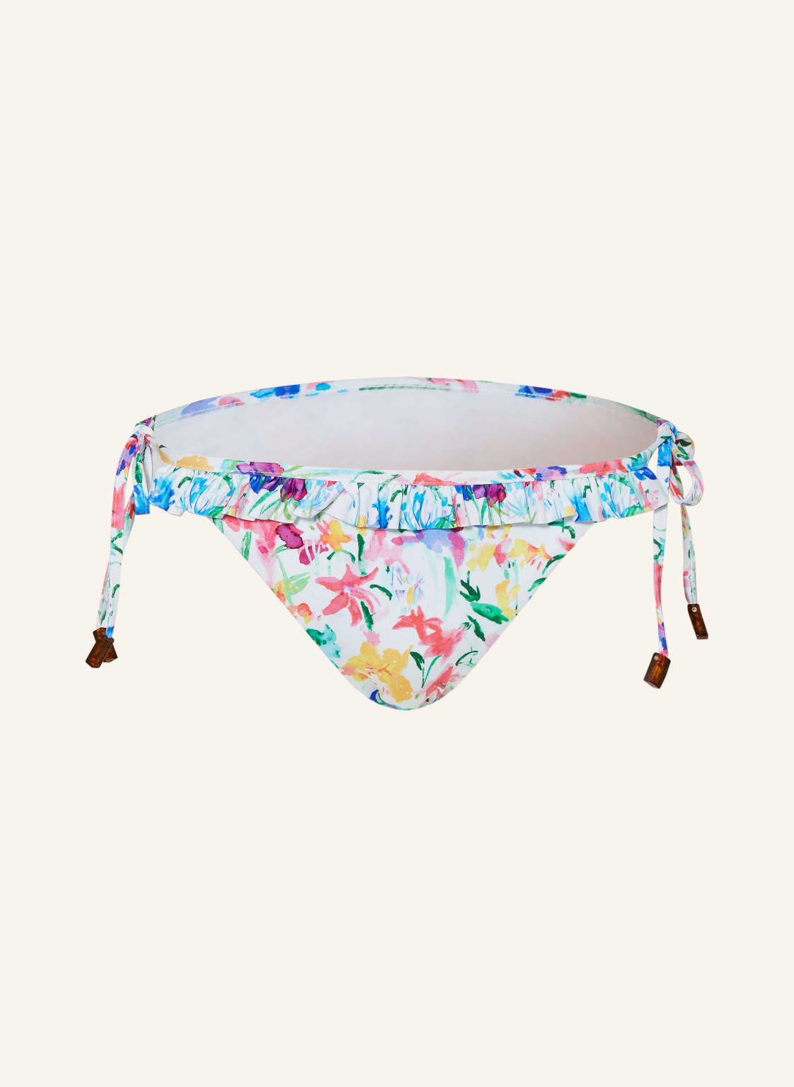 Vilebrequin Triangel-Bikini-Hose Happy Flowers blau von Vilebrequin