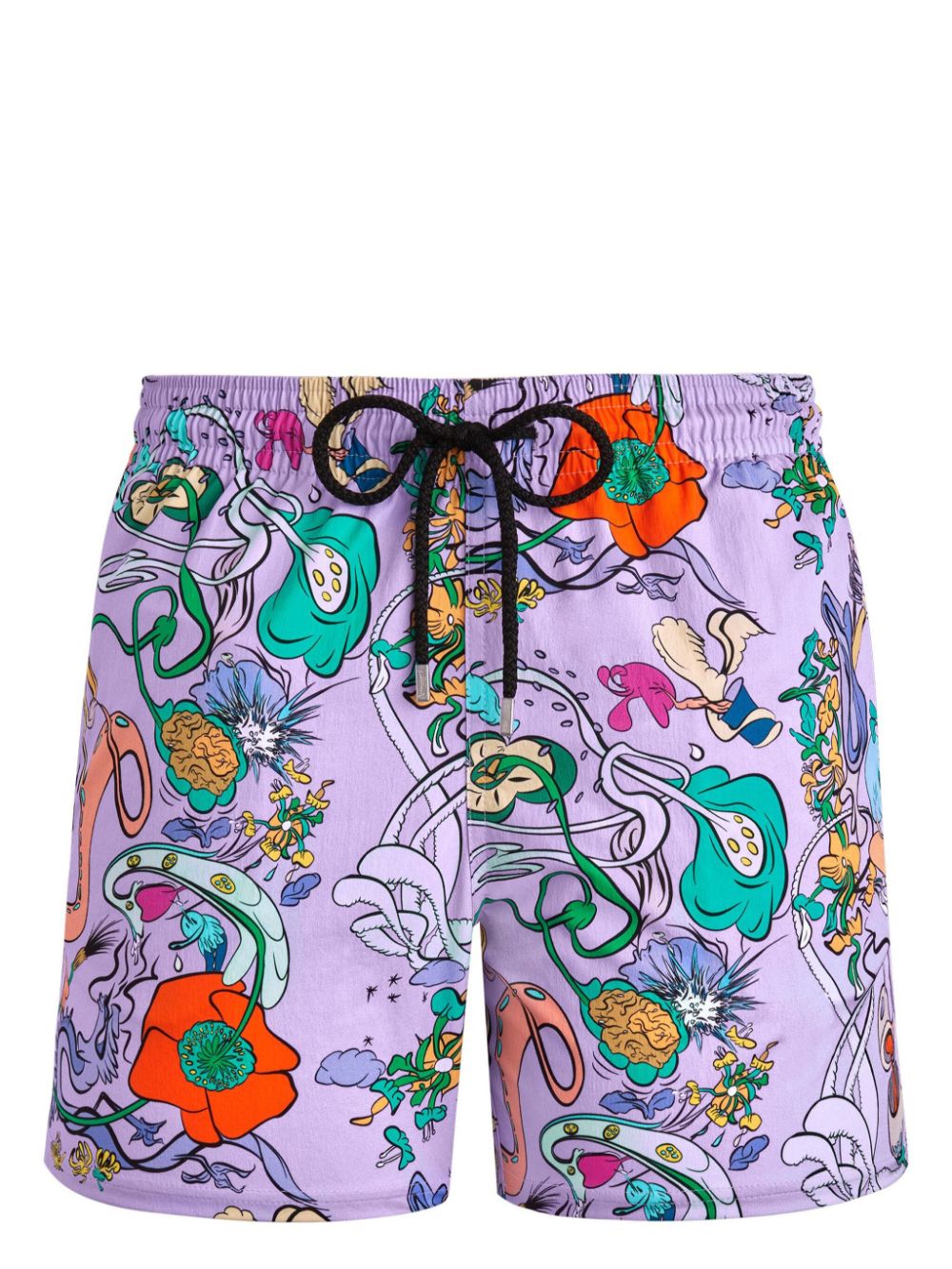 Vilebrequin Badeshorts mit Blumen-Print - Violett von Vilebrequin