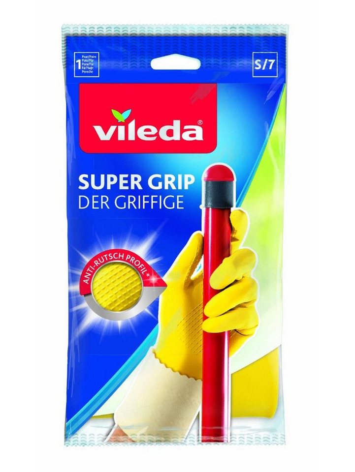 Vileda Latexhandschuhe Vileda Haushaltshandschuhe Der Griffige Größe S von Vileda