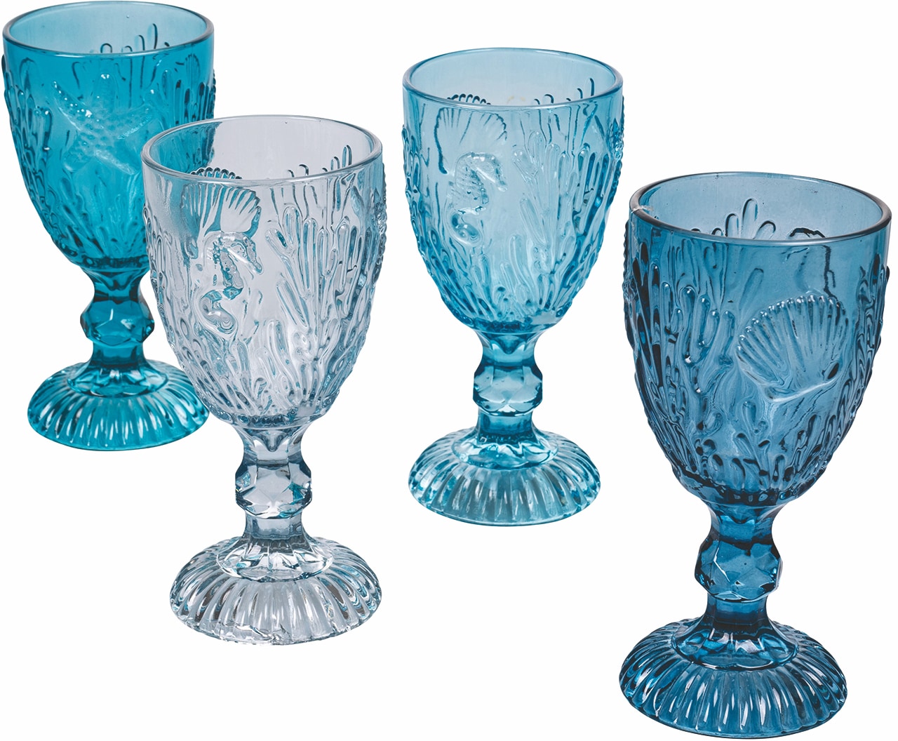 Villa dEste Weinglas "Pantelleria Ocean, Set 4-teilig", (Set, 4 tlg.) von Villa D'este