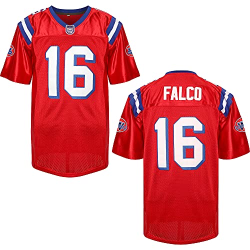 Shane Falco Trikot #16 The Replacements Movie Fußballtrikot Herren rot, 16 Rot, Groß von Villa