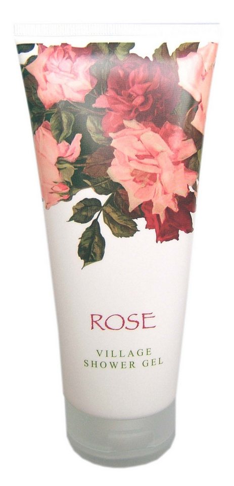 Village Cosmetics Duschpflege Village ROSE Shower Gel Tube (Duschschaum 200 ml, Duschlotion Unisex) von Village Cosmetics