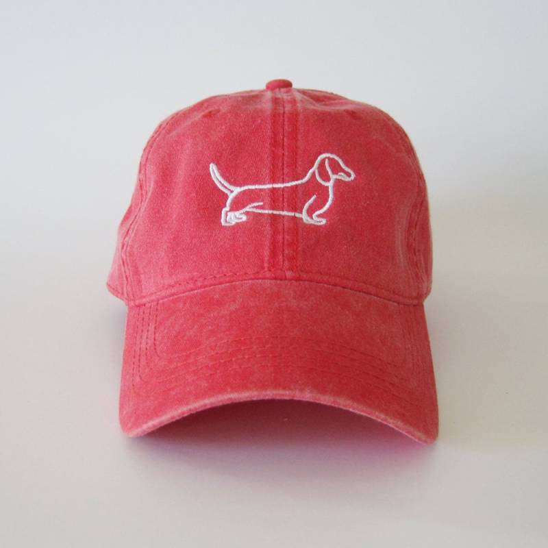 Dackel Outline Cap Dackelmütze Dot Strickmütze Puppenmütze Dackel Outline Cap Dackelmütze Dot Strickmütze Puppenmütze von VillageMode