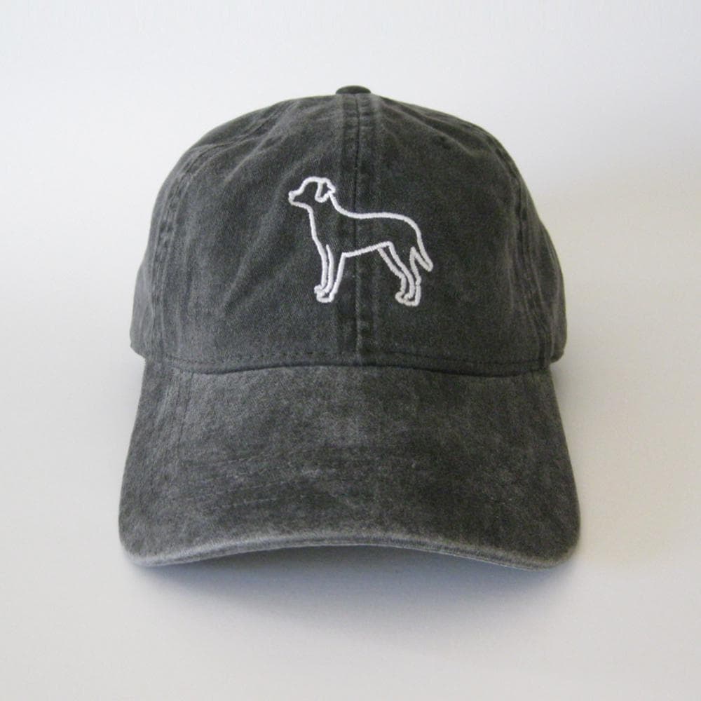 Labrador Retriever Outline Hut Mütze Hundemütze Papa Washed Cotton Cap von VillageMode