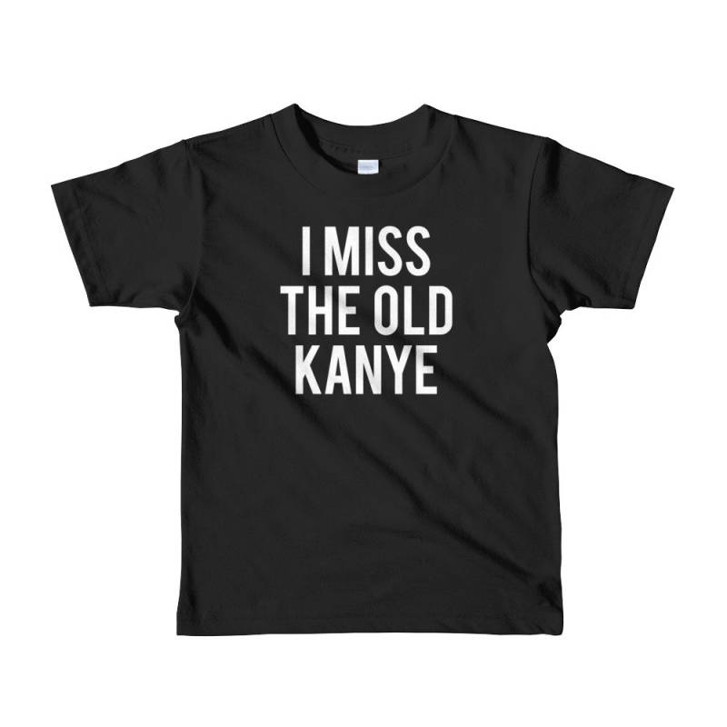 I Miss The Old Kanye Kurzärmeliges Kinder T-Shirt - Hip Hop Kinderkleidung Coole Kinderhemden T-Shirts Tshirts Geschenk von VillagerSupplyCo