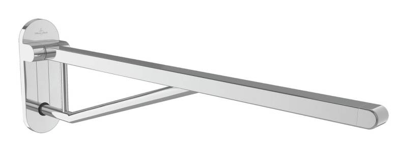 Villeroy & Boch Haltegriff ViCare, Klappgriff abnehmbar durch EasyClick 280 x 850 x 100 mm - Verchromt von Villeroy & Boch
