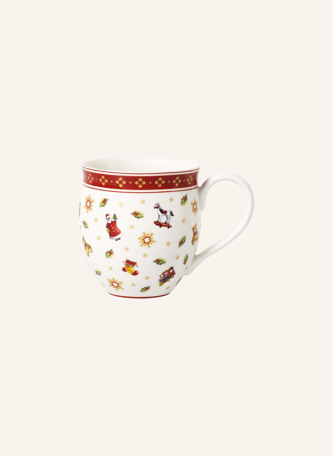 Villeroy & Boch Becher Mit Streumotiv Toy's Delight rot von Villeroy & Boch