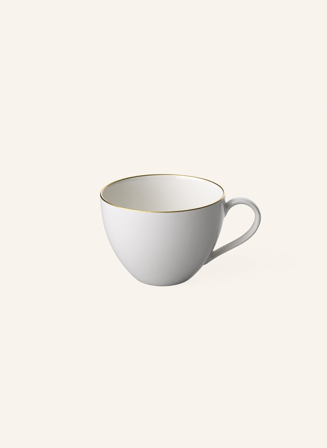 Villeroy & Boch Kaffeeobertasse Anmut Gold weiss von Villeroy & Boch