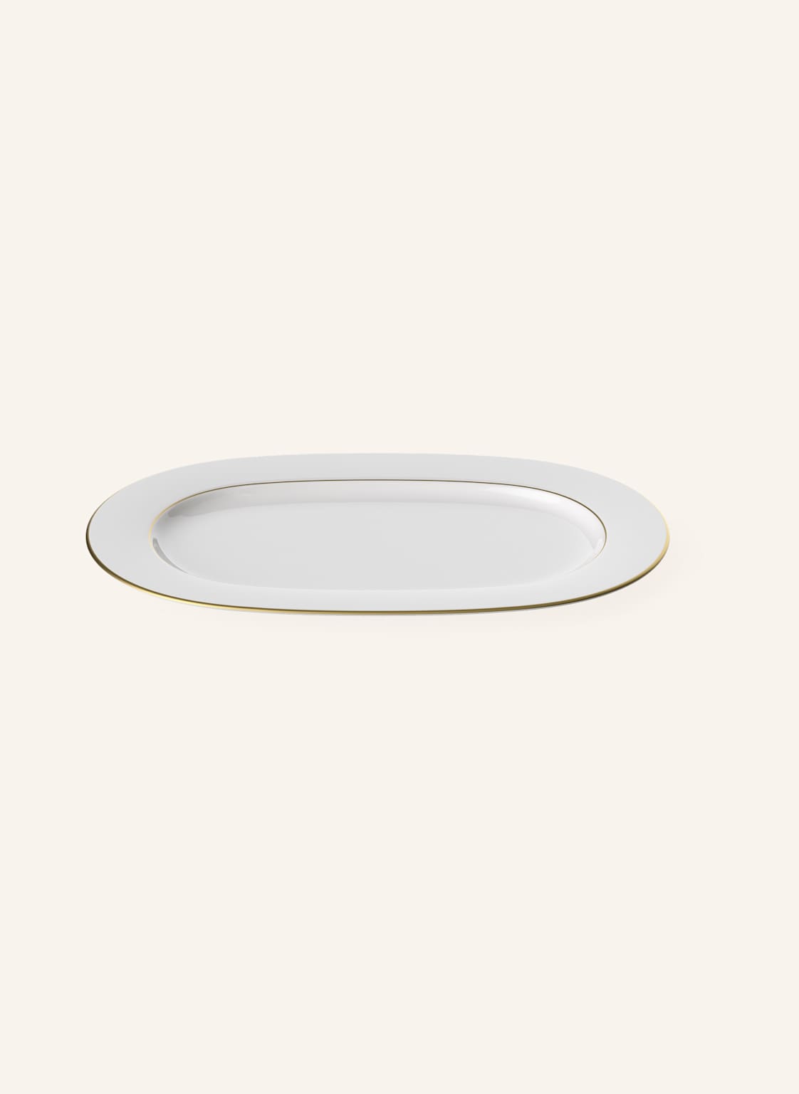 Villeroy & Boch Platte Oval Anmut Gold weiss von Villeroy & Boch
