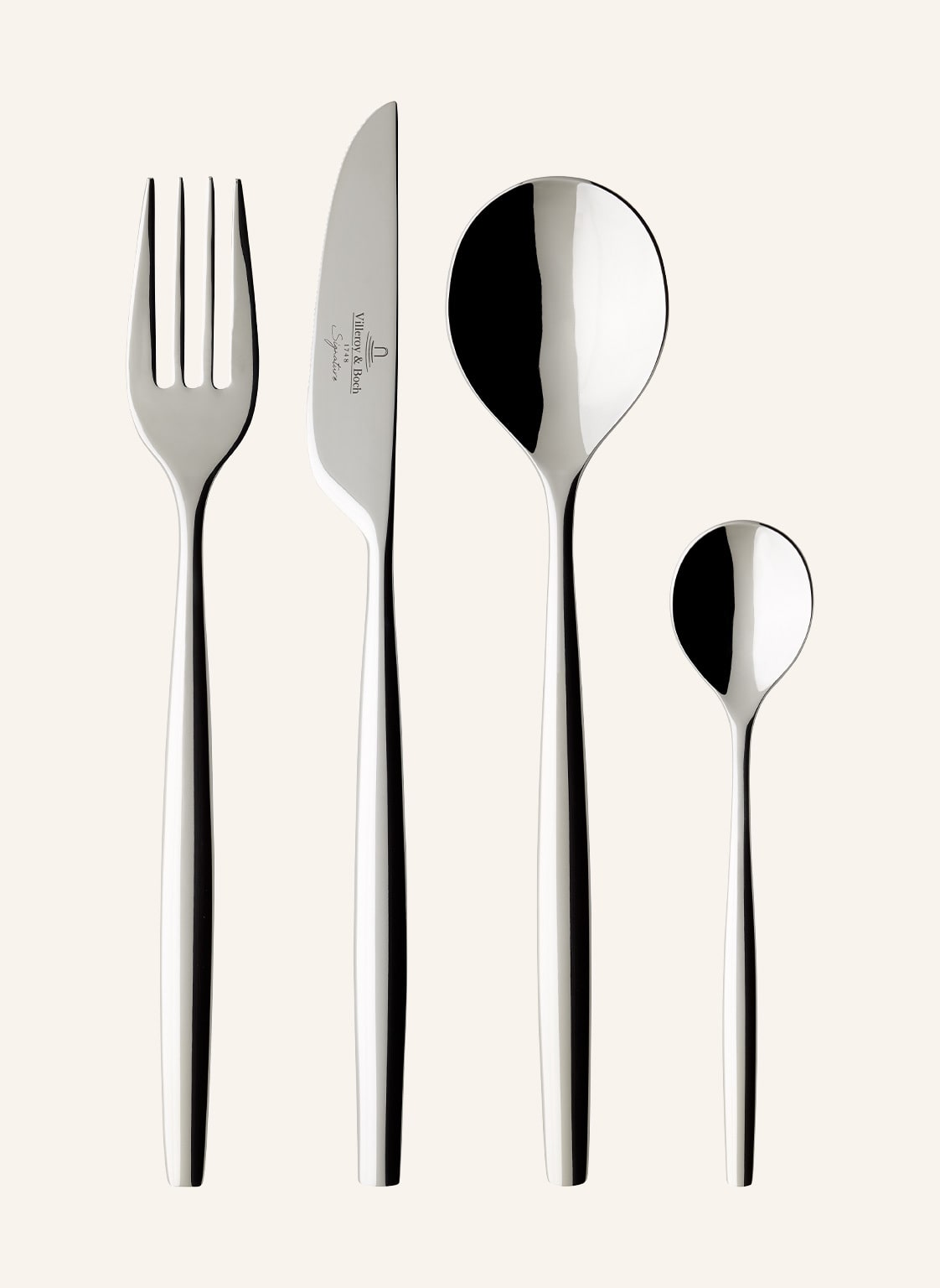 Villeroy & Boch Tafelbesteck 24tlg. Metrochic silber von Villeroy & Boch