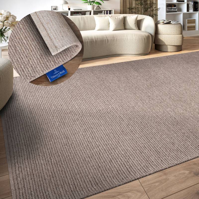 Villeroy & Boch Wollteppich "Francois" rechteckig 7 mm Höhe in rund, oval, Läufer, handgewebt, Wolle, Wohnzimmer, Schlafzimmer von Villeroy & Boch