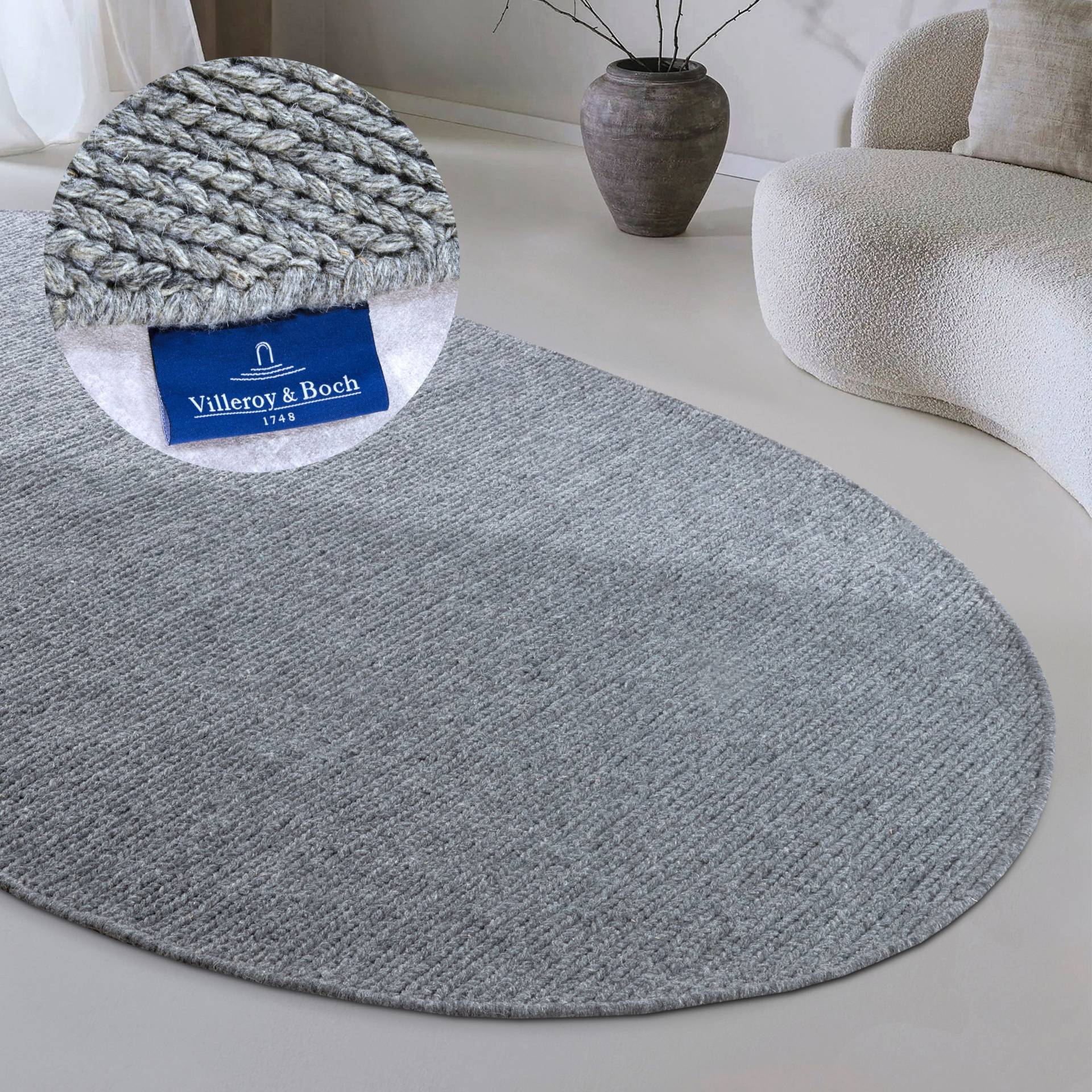 Villeroy & Boch Wollteppich "Francois" rechteckig 7 mm Höhe in rund, oval, Läufer, handgewebt, Wolle, Wohnzimmer, Schlafzimmer von Villeroy & Boch